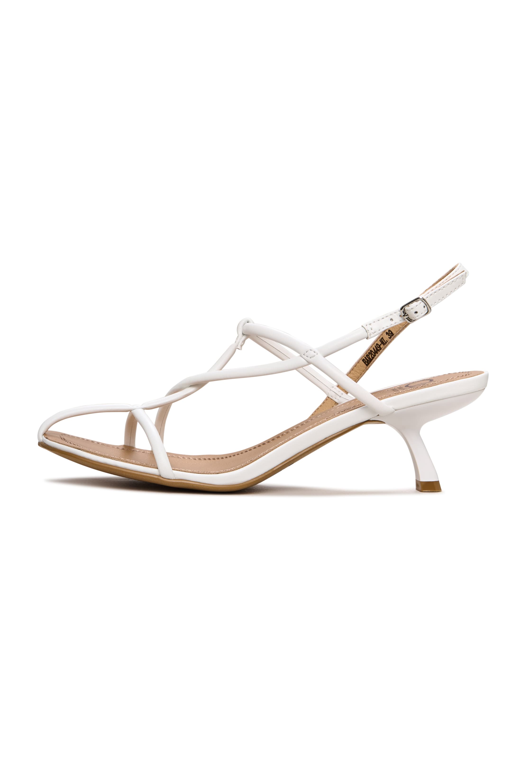 CESARE GASPARI Sandal in 37 in White, Item view
