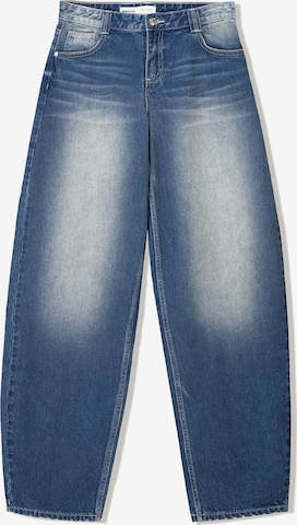 Jean Bershka en bleu : devant