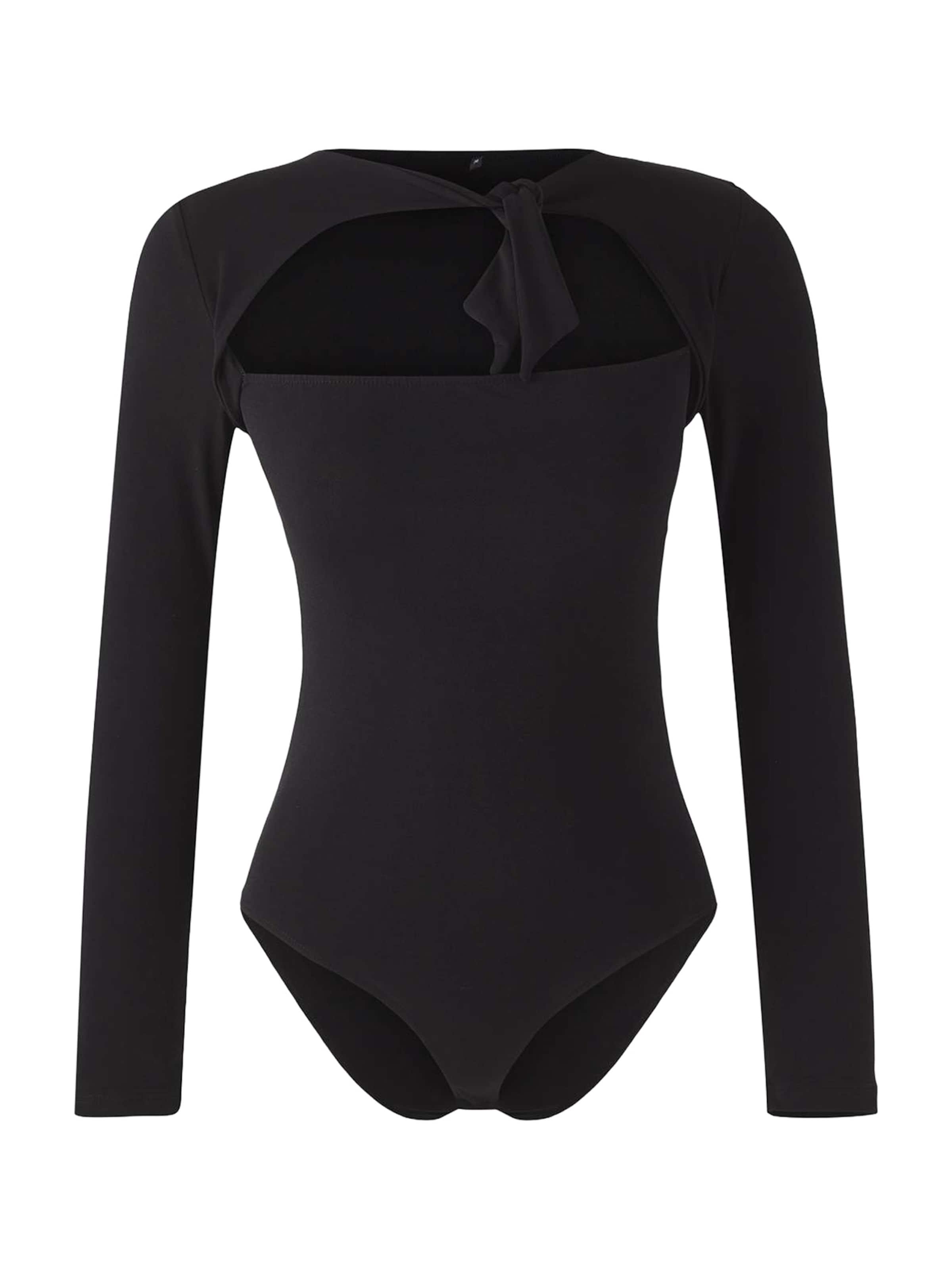 Trendyol - Camisa body em preto: frente