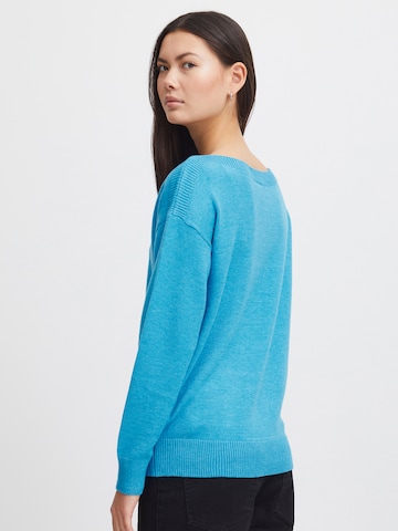 ICHI Sweater 'SELLA' in Blue