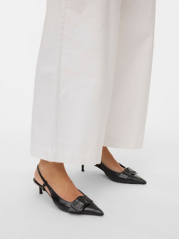 VERO MODA Wide Leg Hose 'AWVana' in Weiß