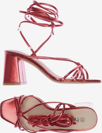 heine Sandals & High-Heeled Sandals in 36 in Red: front