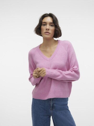 VERO MODA Sweater in Purple