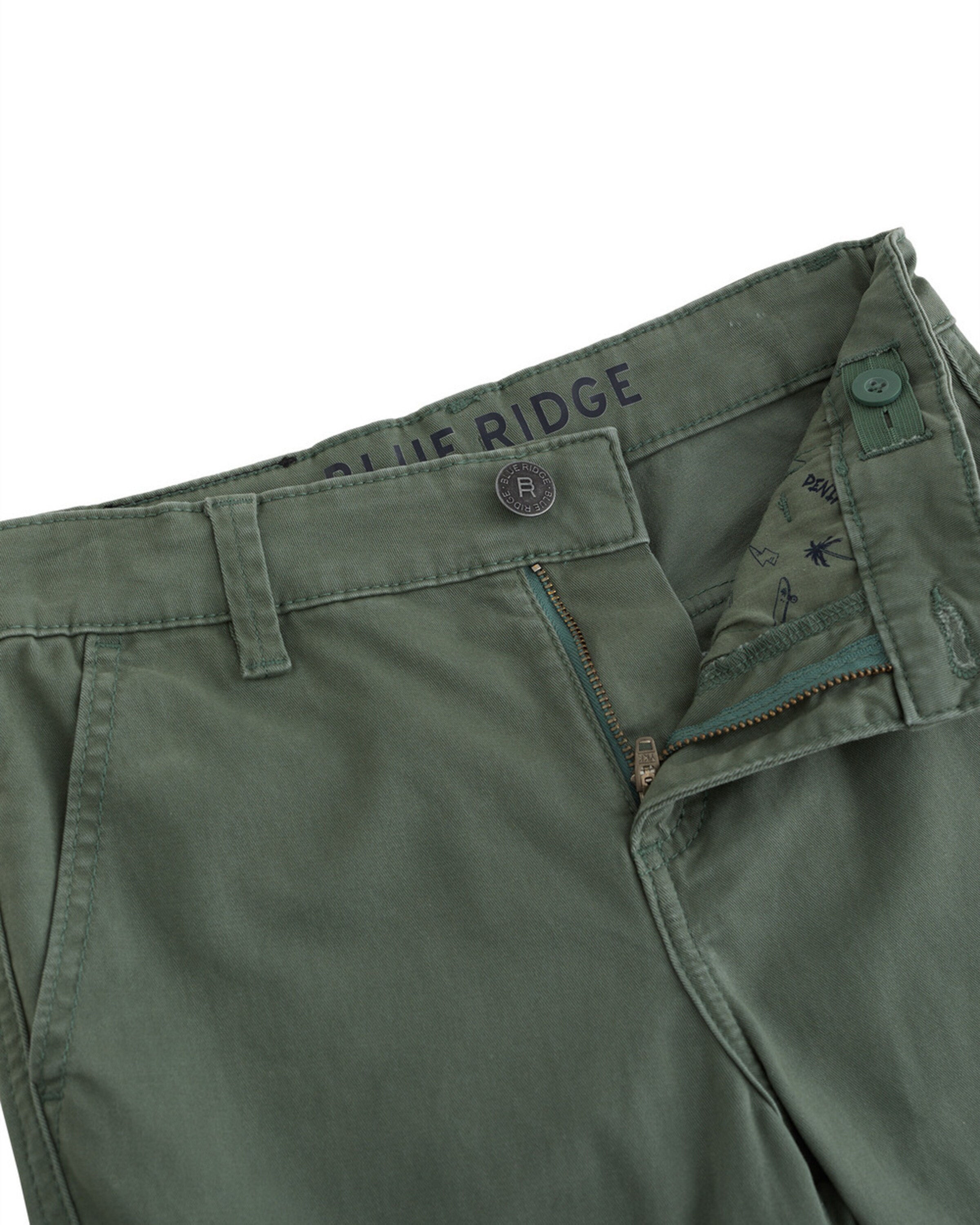 WE Fashion Slim fit Trousers in Green