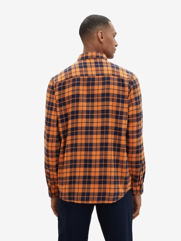 TOM TAILOR Regular Fit Hemd in Orange