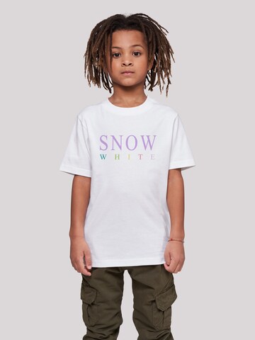 F4NT4STIC Shirt 'Snow White' in Wit: voorkant