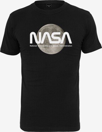 Regular fit Tricou 'NASA Moon Tee' de la Mister Tee pe negru: față