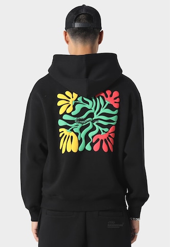 Sweat-shirt 'Zen Forest' Irasuto Studios en noir : devant