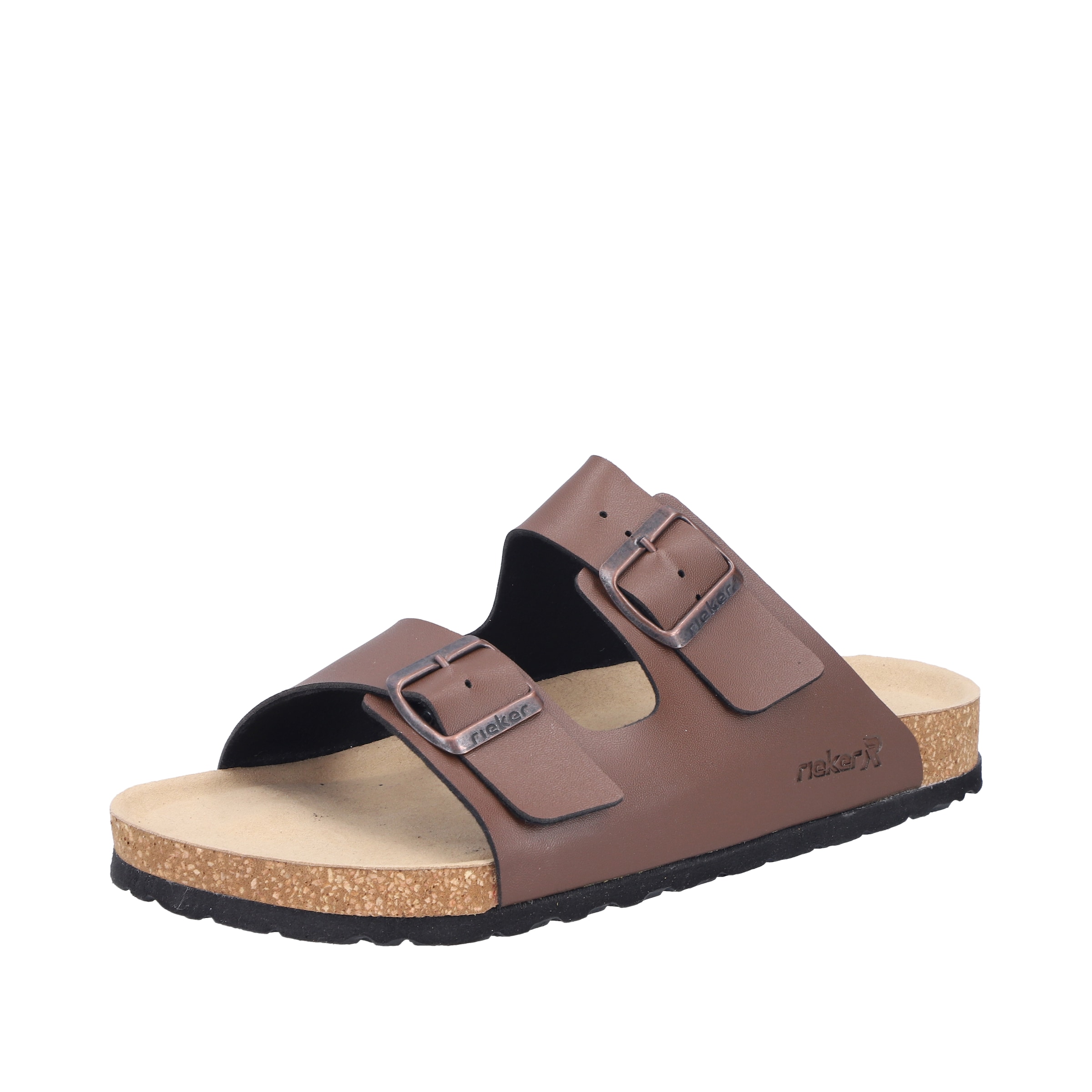 Rieker Pantolette in dunkelbraun, Produktansicht