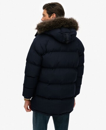 Manteau d’hiver 'Everest' Superdry en bleu