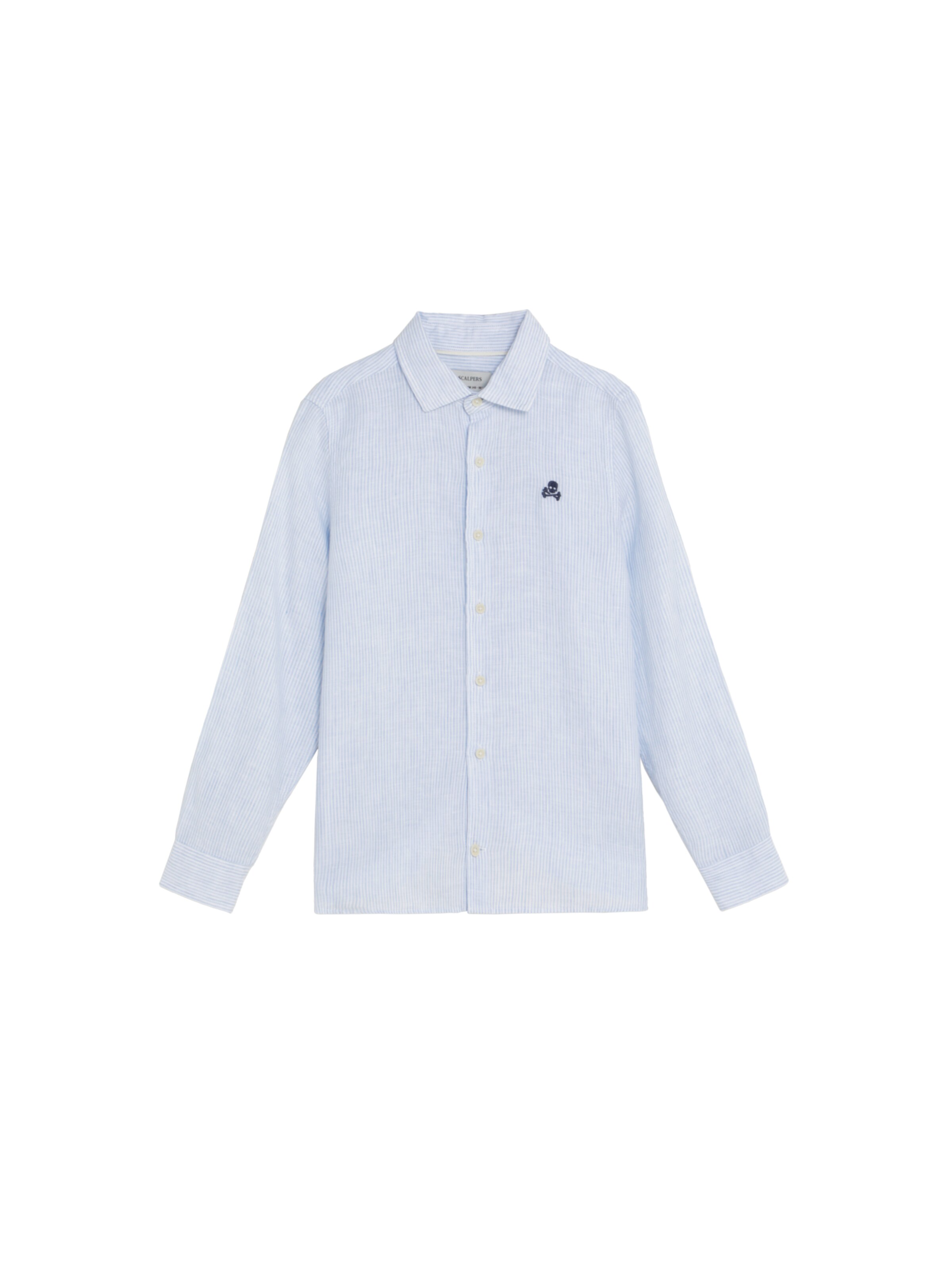 Scalpers Средняя посадка Рубашка ' ' в Синий: спереди