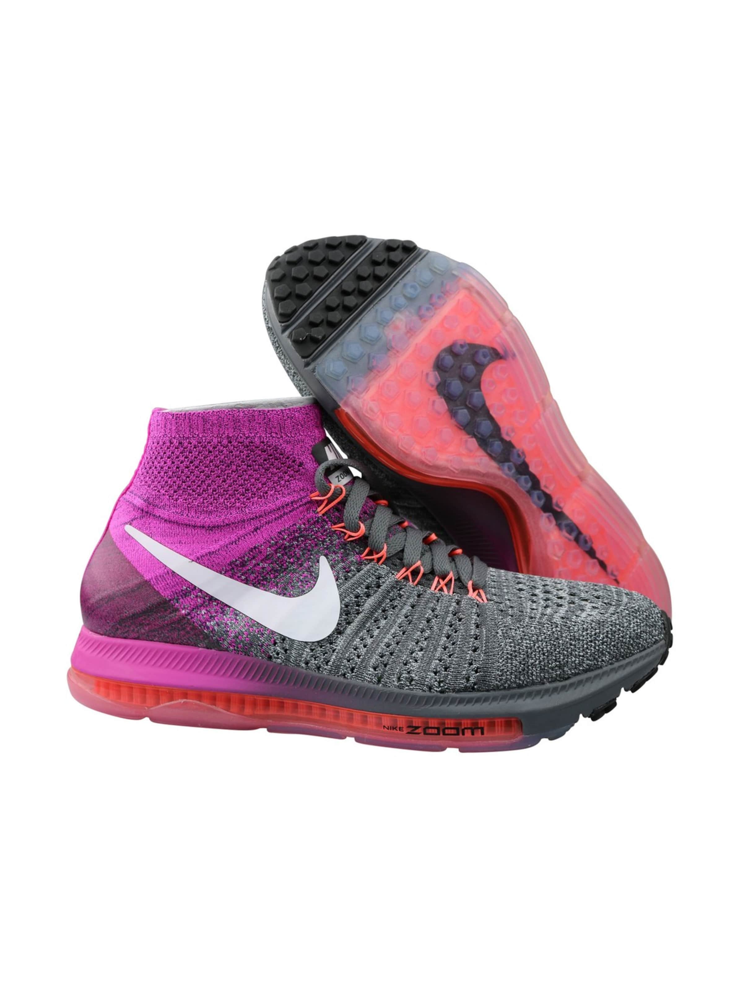 Chaussure de sport 'Zoom All Out Flyknit' NIKE en gris