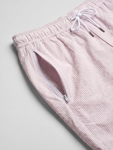 Shorts de bain 'Seersucker' Vercate en rose