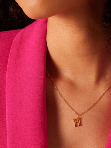 Chaîne 'Basic' Lucardi en or : devant