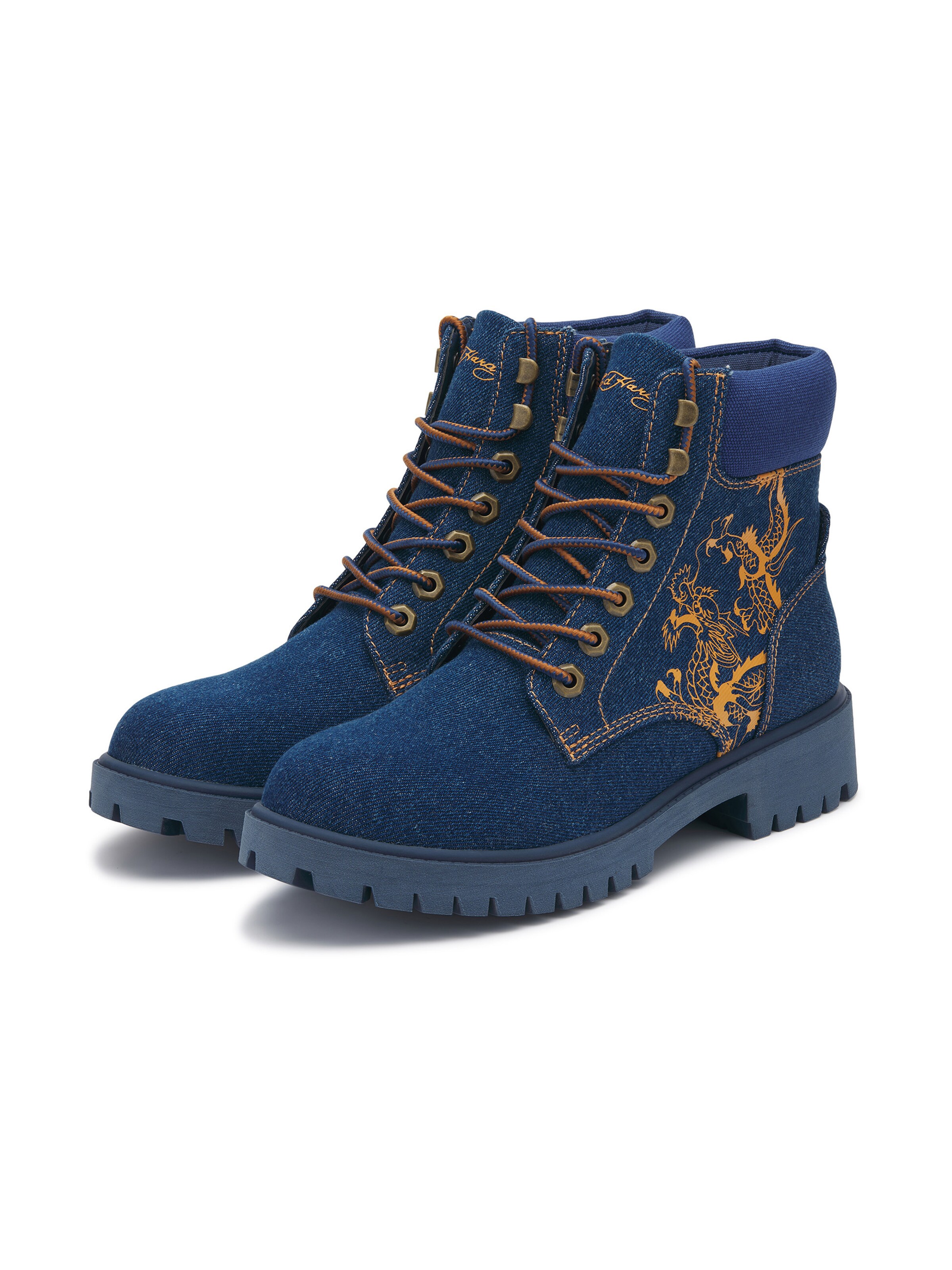 Boots di Ed Hardy in blu