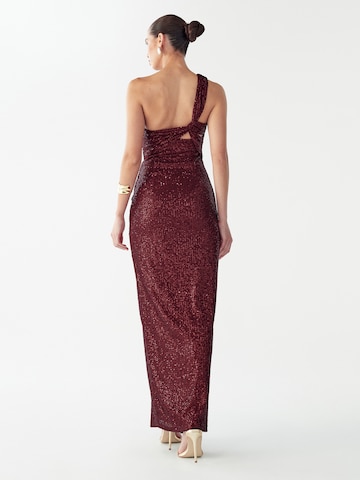 BWLDR Suknia wieczorowa 'Brodey' w kolorze czerwony: tył