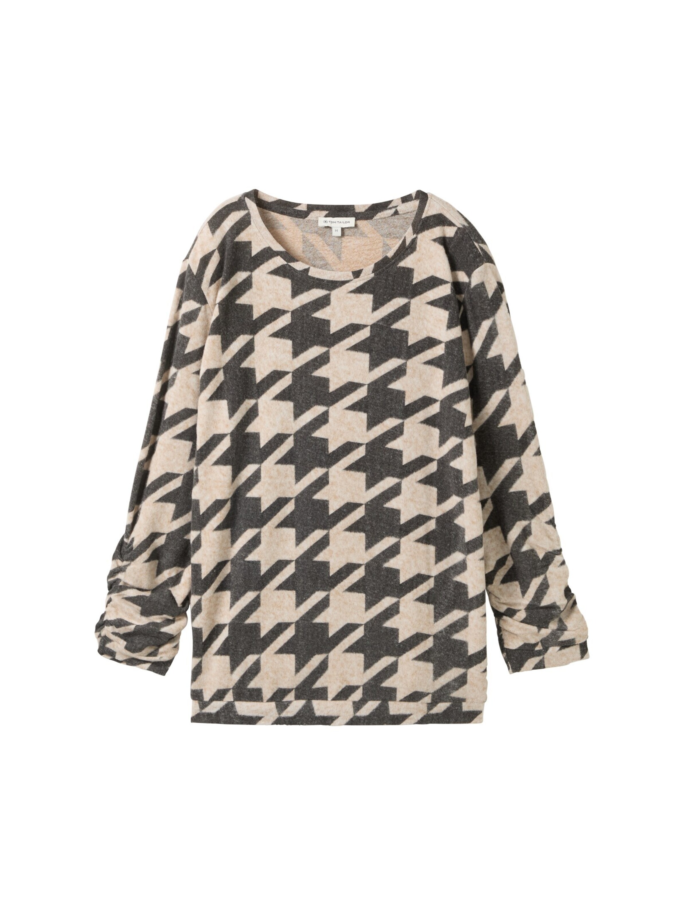 TOM TAILOR Shirt in Beige: front