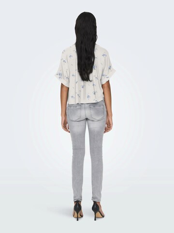 Chemisier 'ONLPAULA' ONLY en blanc