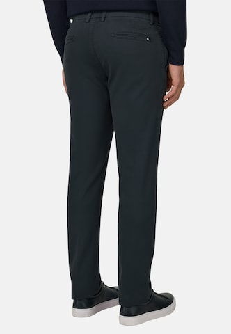 Boggi Milano Slim fit Chino trousers 'Panama' in Blue: back