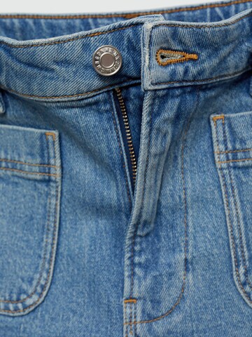 MANGO Regular Jeans i blå