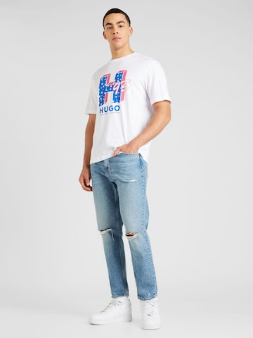 T-Shirt 'Nentryle' HUGO en blanc