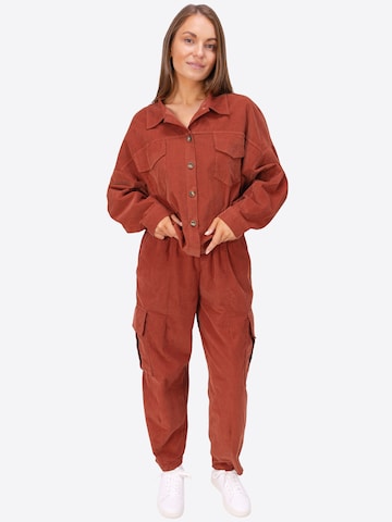 Regular Pantalon cargo ' MADISON ' Seasons of April en orange