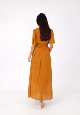 Elara Dress in Yellow