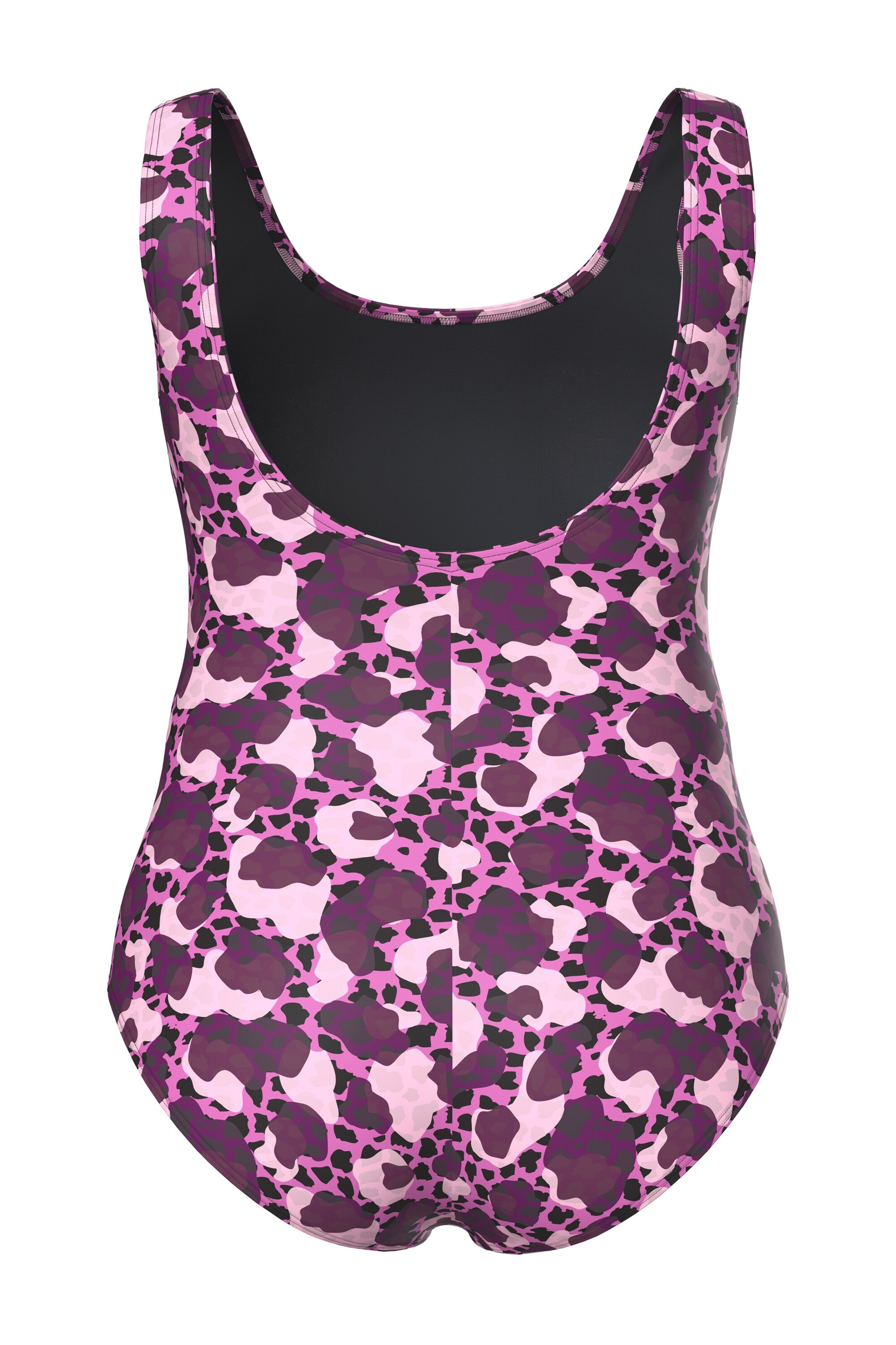 Ulla Popken Bustier Badpak in Lila