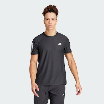 T-Shirt fonctionnel 'Own the Run' ADIDAS PERFORMANCE en noir : devant
