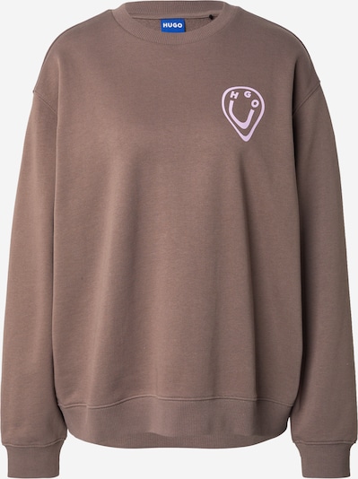 Bluză de molton HUGO pe brocart / alb, Vizualizare produs