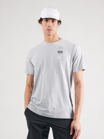 Tricou funcțional de la UNDER ARMOUR pe gri: față