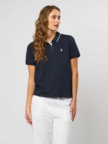 U.S. POLO ASSN. Shirt 'Holly' in Blau: Vorderseite