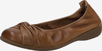 JOSEF SEIBEL Ballerina in Braun: Vorderseite