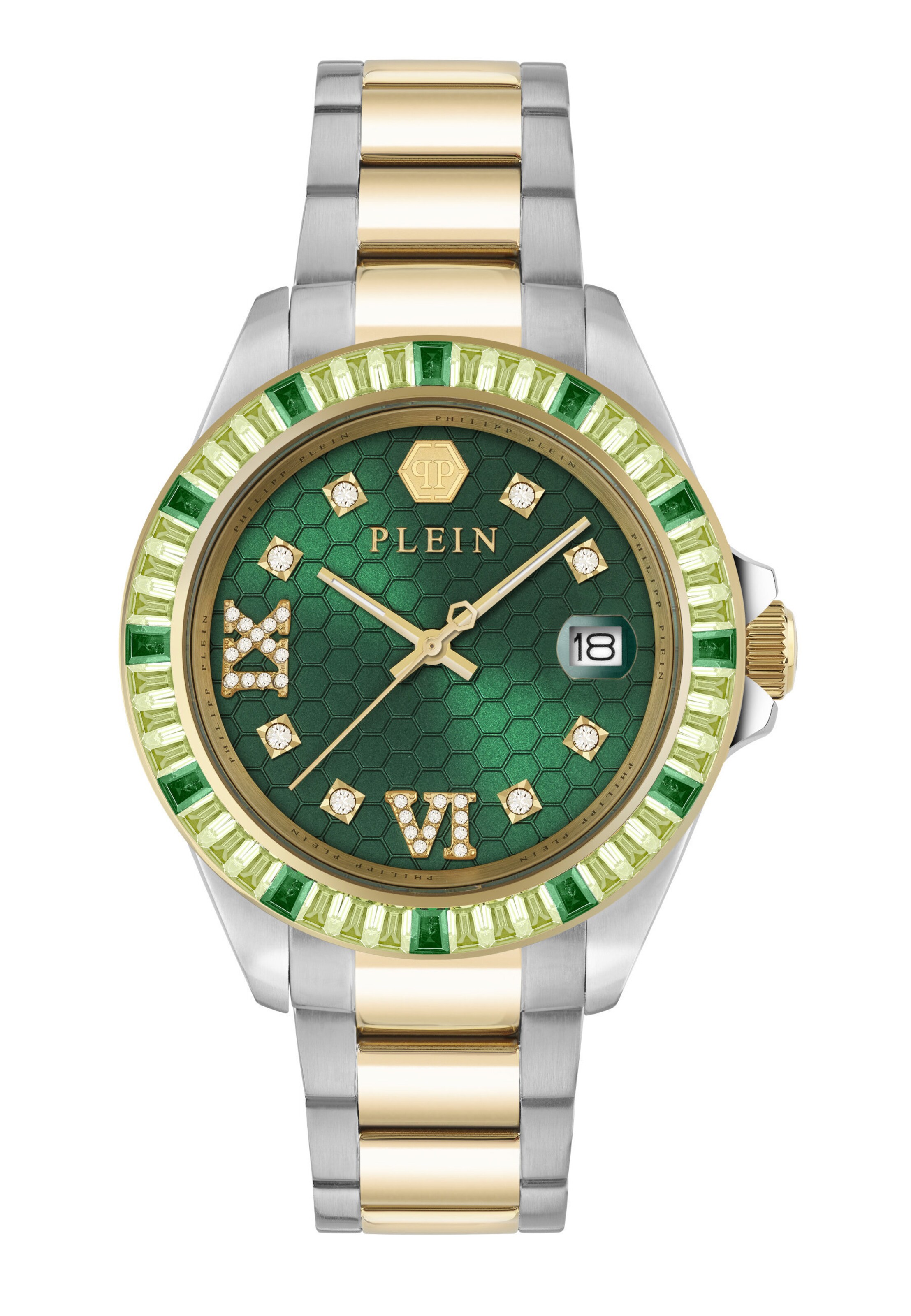 Philipp Plein Watches Analog watch 'Lady Empire' in Silver: front