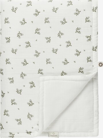 Couverture de bébé 'Blooming Clover' Noppies en blanc