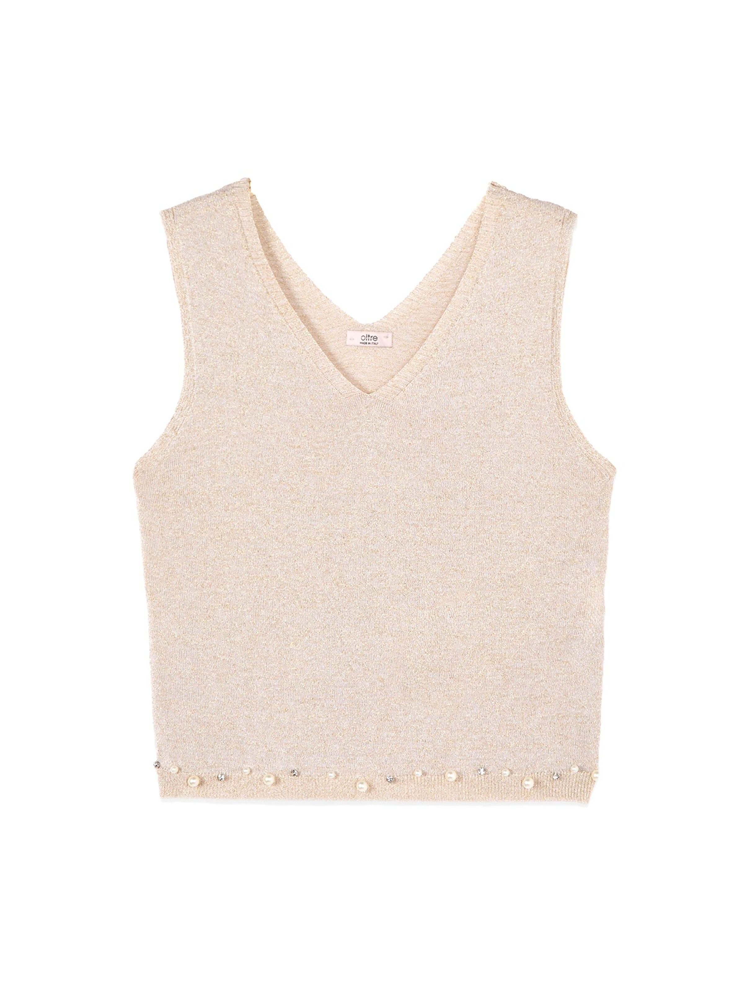 Pull-over oltre en or : devant