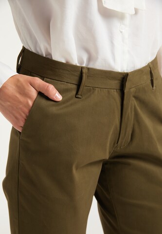 Regular Pantalon DreiMaster Klassik en vert