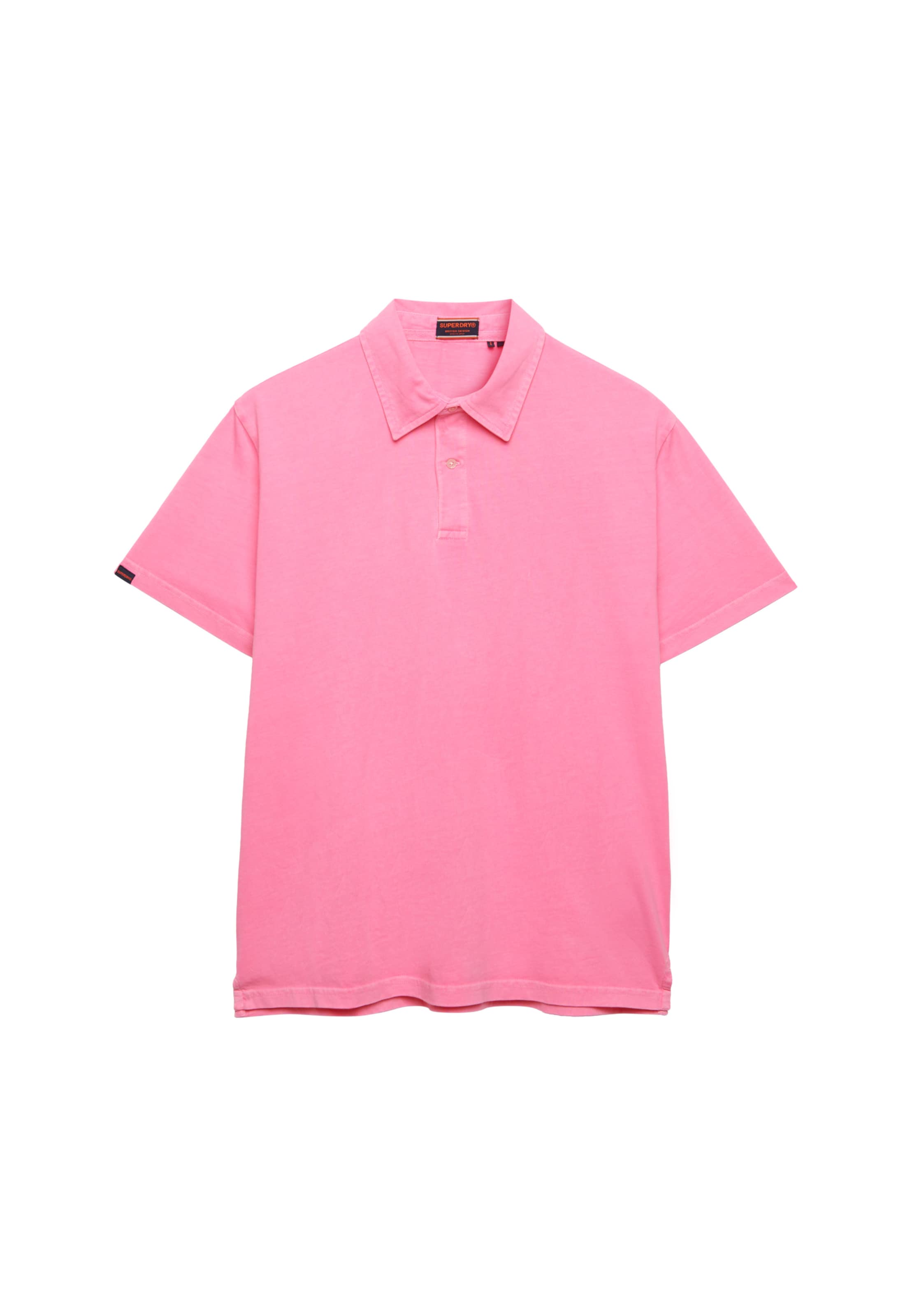 Superdry & Co Super Slim Fit Shirt 'Essential' in Pink: front