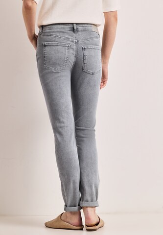 STREET ONE Slimfit Jeans in Grau