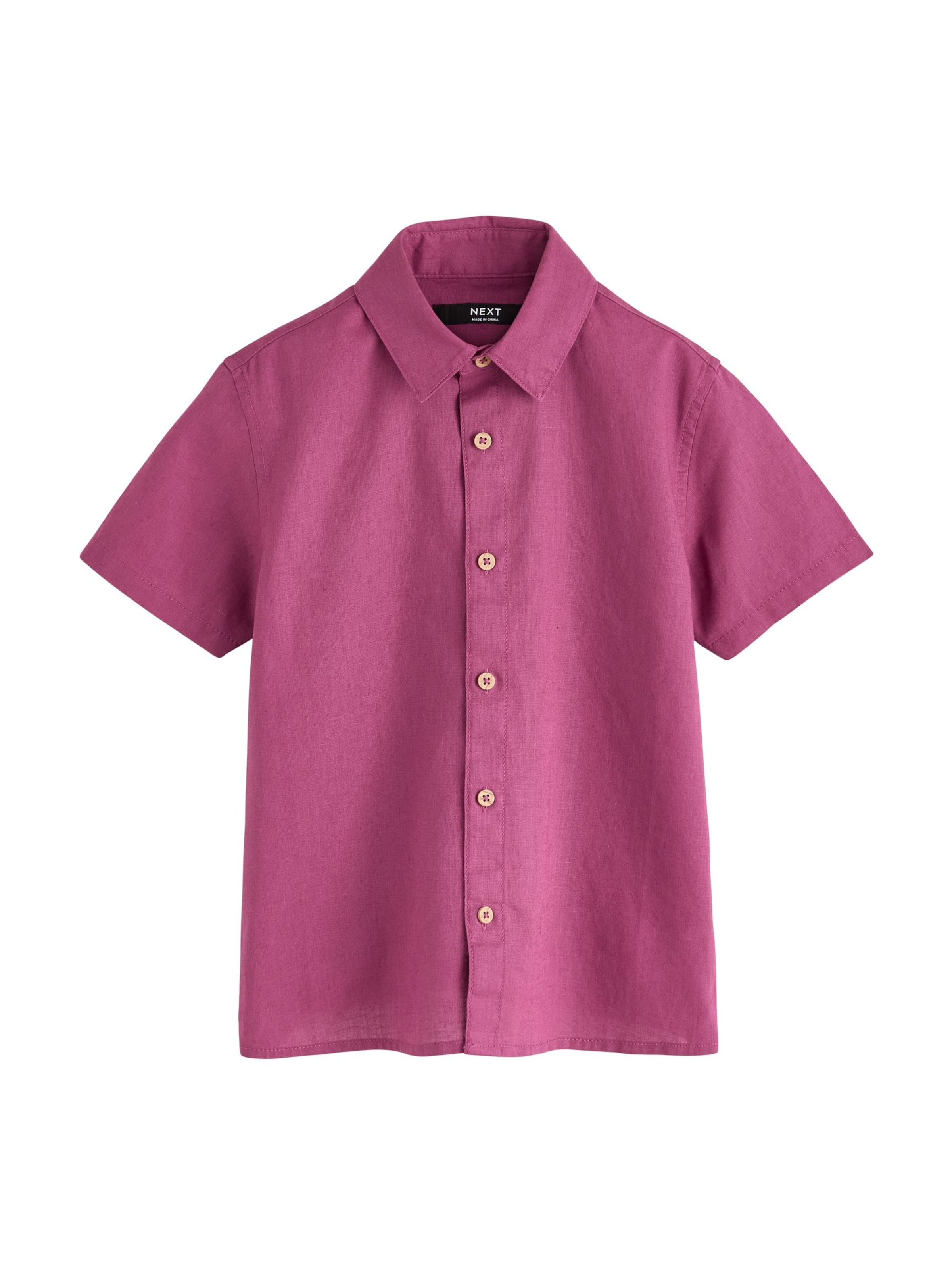 Next Regular Fit Hemd in Pink: Vorderseite