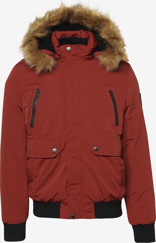 KOROSHI - Chaqueta de invierno 'Jägerin Jägerin' en rojo: frente