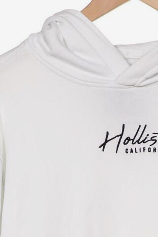 HOLLISTER Sweatshirt & Zip-Up Hoodie in XS in White