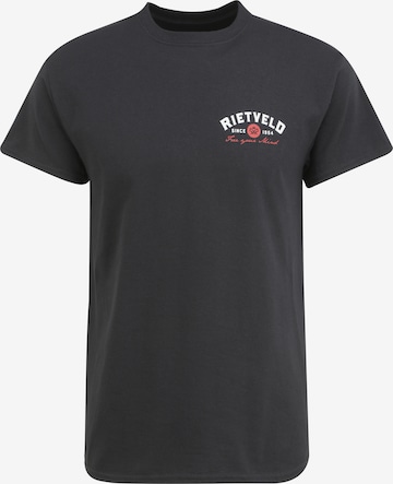 Rietveld Clothing T-Shirt 'The Deluge' in Schwarz: predná strana