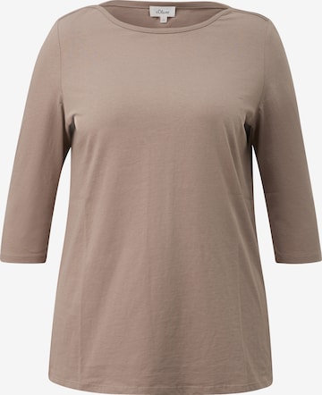 s.Oliver CURVE Shirt in Brown: front