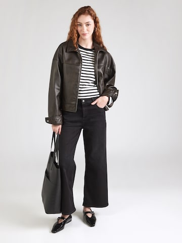 AG Jeans Широкий Джинсы 'SAIGE' в Черный