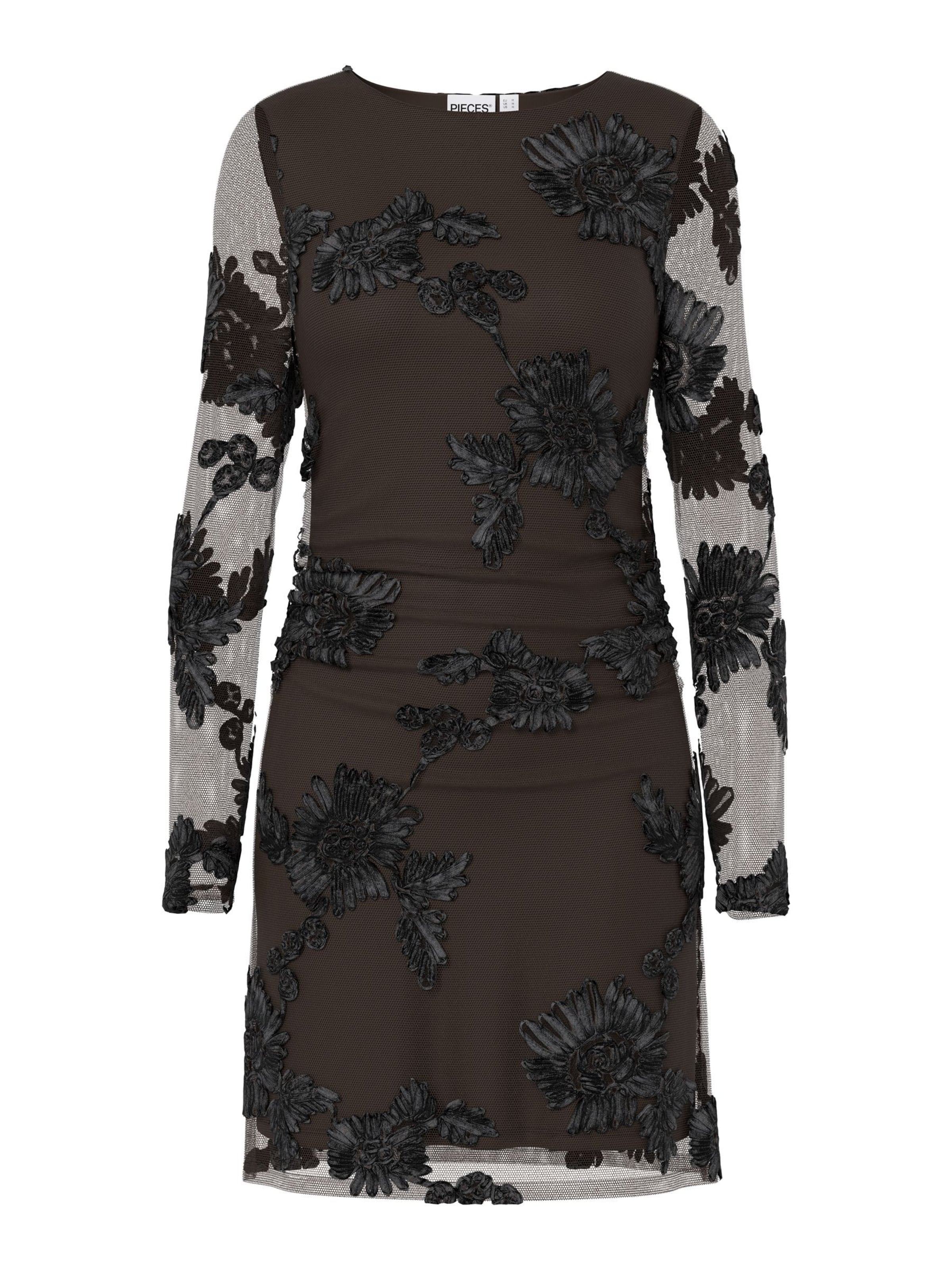 PIECES Dress 'PCOffia' in Brown: front