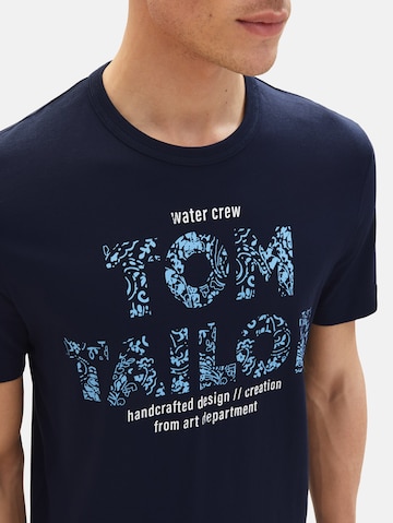 T-Shirt TOM TAILOR en bleu