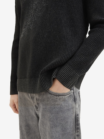 TOM TAILOR DENIM Sweater in Grey