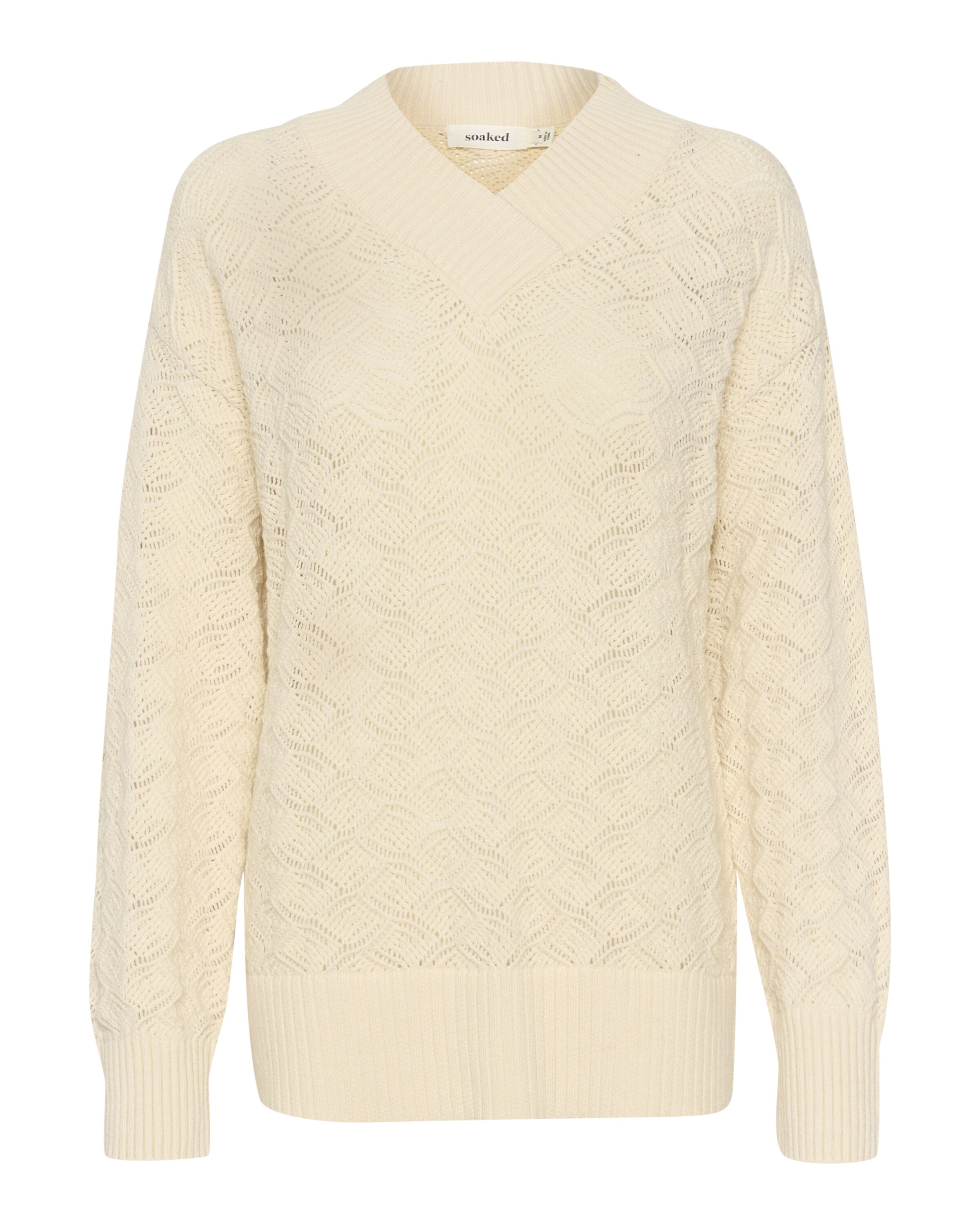 SOAKED IN LUXURY Sweater in Beige: front