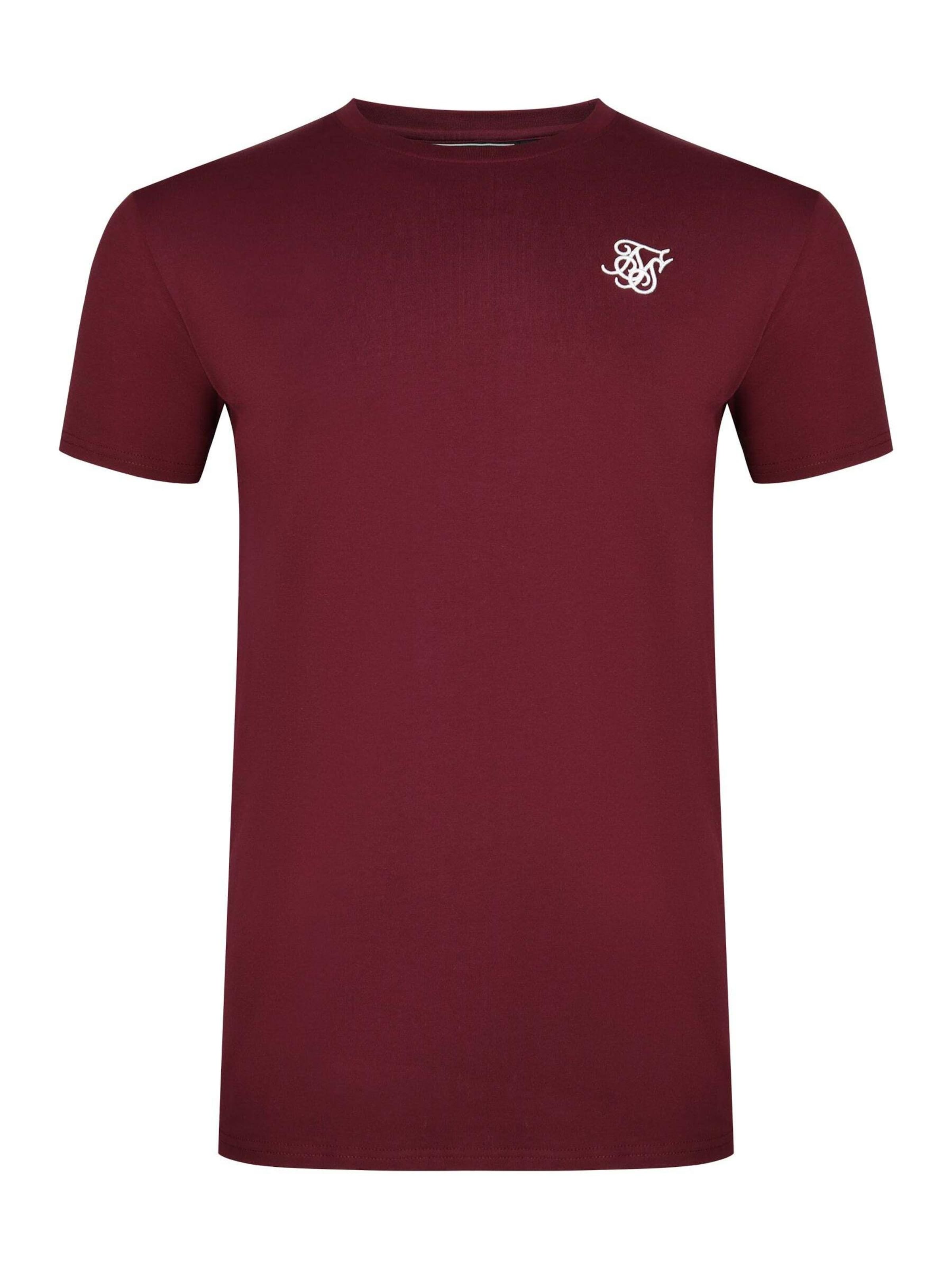 T-Shirt 'Essentials' SikSilk en rouge
